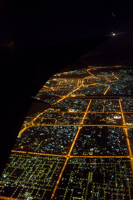 Dubai at night time