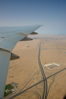 A6-EBA - 777-300ER over motorway
