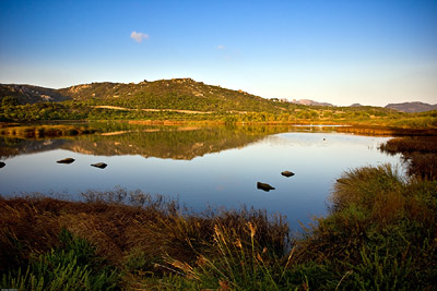 Lake in Capo D'Orso