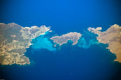 Isola Piana from the Air
