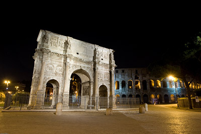 Arch of Constantine & Colosseum