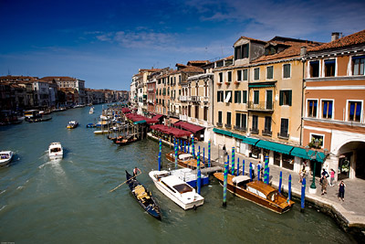 Venice from Rialto Bridge