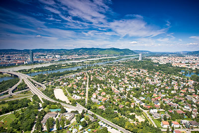 View from Donauturm Tower