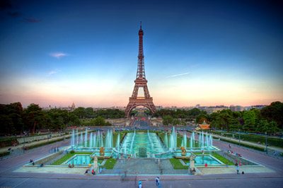 Stunning Eiffel Tower Sunset