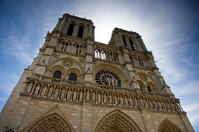Outside Notre Dame, Paris
