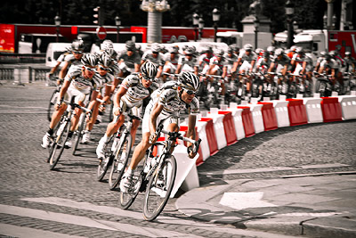 Tour de France Pelaton, Paris