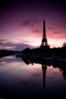 Eiffel Tower at 6am