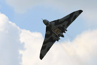 Glorious Vulcan over skies of England